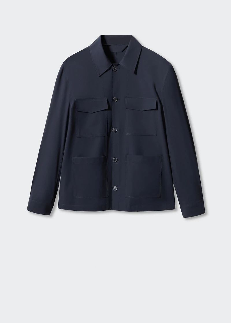 Lightweight pocket jacket