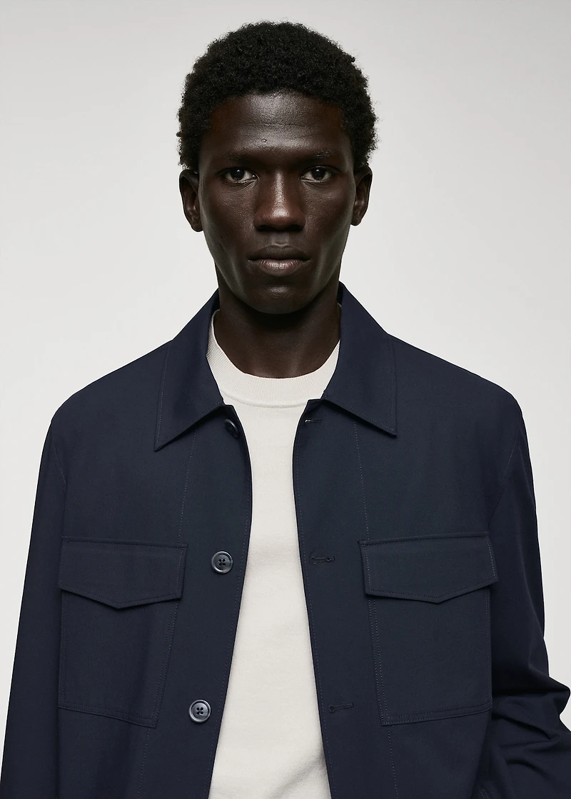 Lightweight pocket jacket