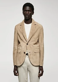 100% suede leather jacket