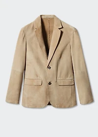 100% suede leather jacket