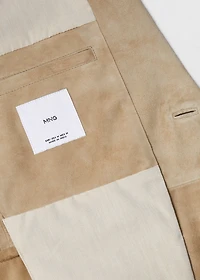 100% suede leather jacket