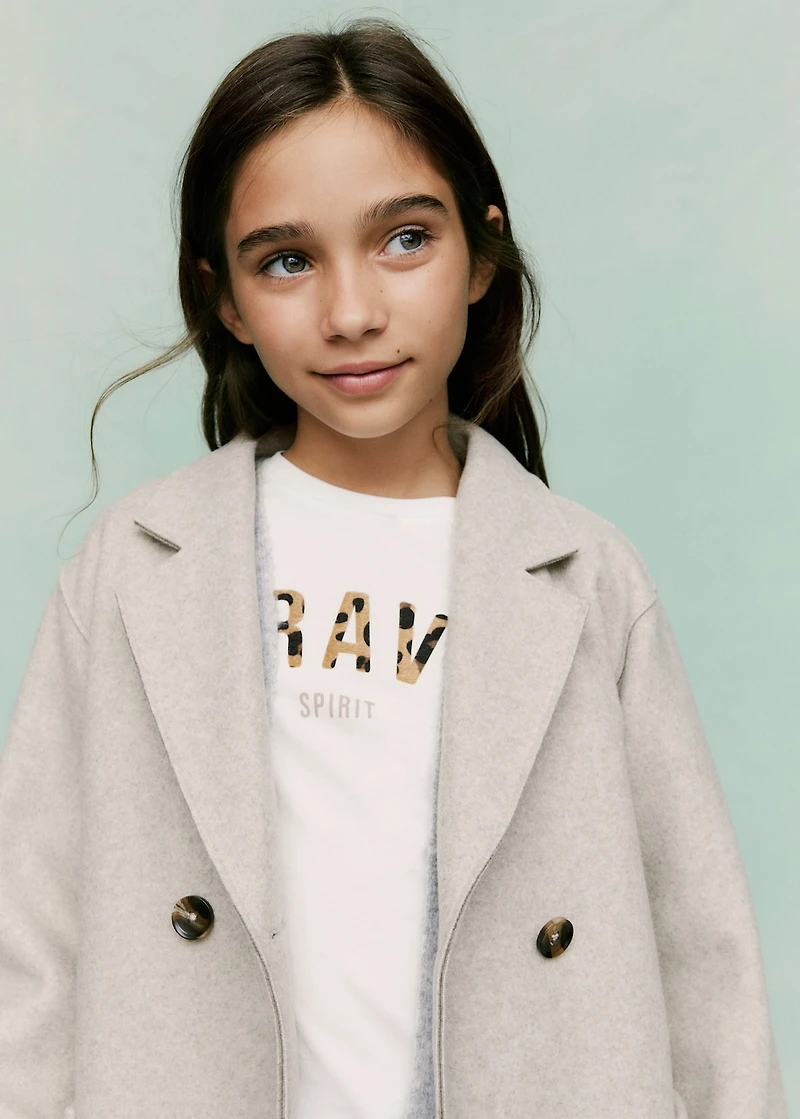 Double-breasted coat