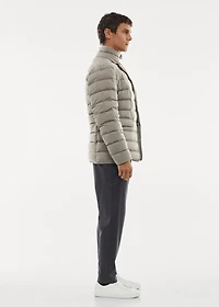 Water-repellent padded anorak