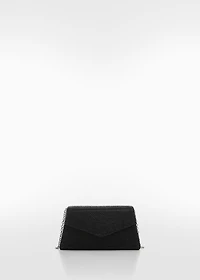 Chain bag with crystals