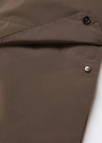 Reversible water-repellent quilted barn jacket