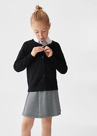 Cotton-blend cardigan