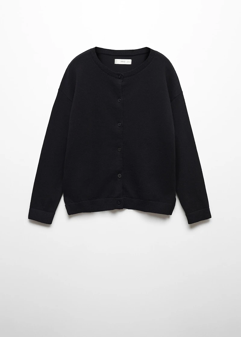 Cotton-blend cardigan