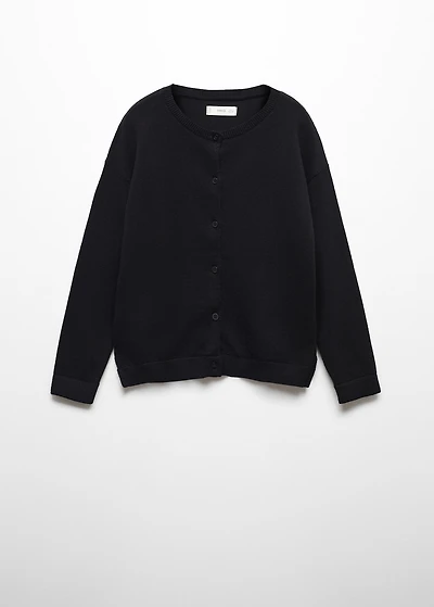 Cotton-blend cardigan