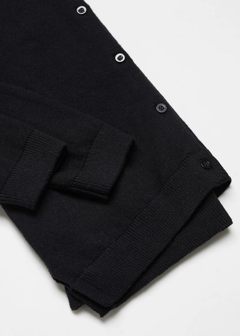 Cotton-blend cardigan