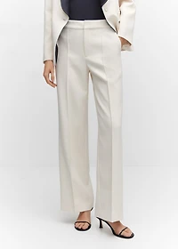 Straight suit pants