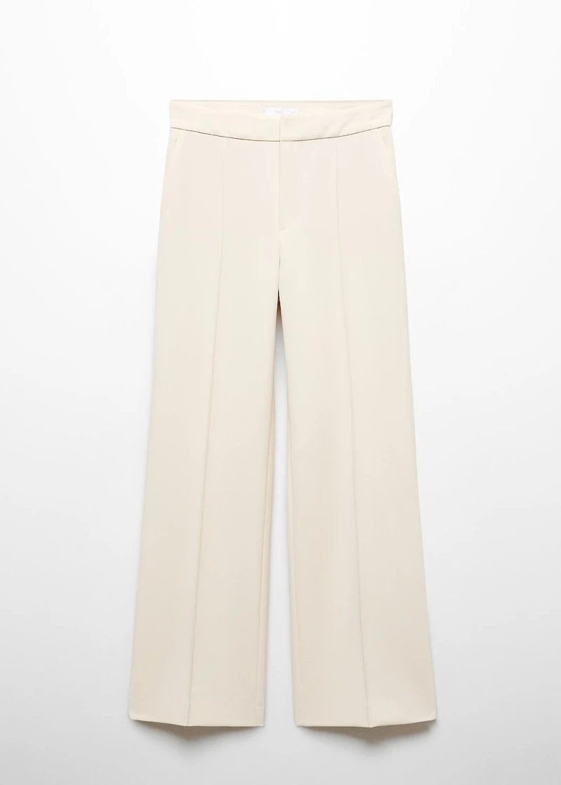 Straight suit pants