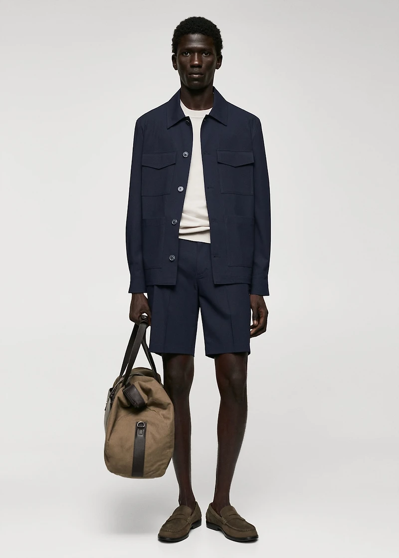 Lightweight pocket jacket