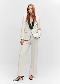 Straight suit pants