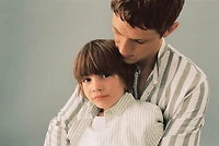 Regular-fit striped linen shirt