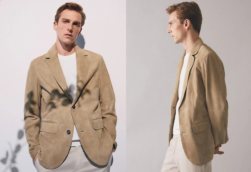 100% suede leather jacket