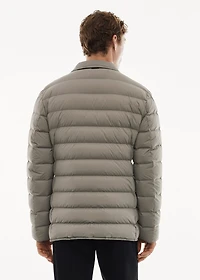 Water-repellent padded anorak