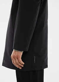 Reversible water-repellent quilted barn jacket