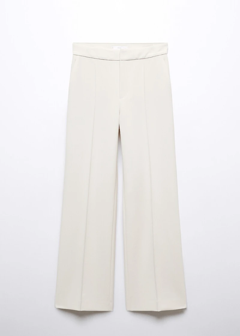 Straight suit pants
