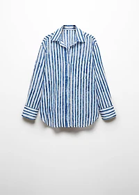 100% cotton striped shirt