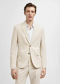 Super slim-fit suit jacket stretch fabric