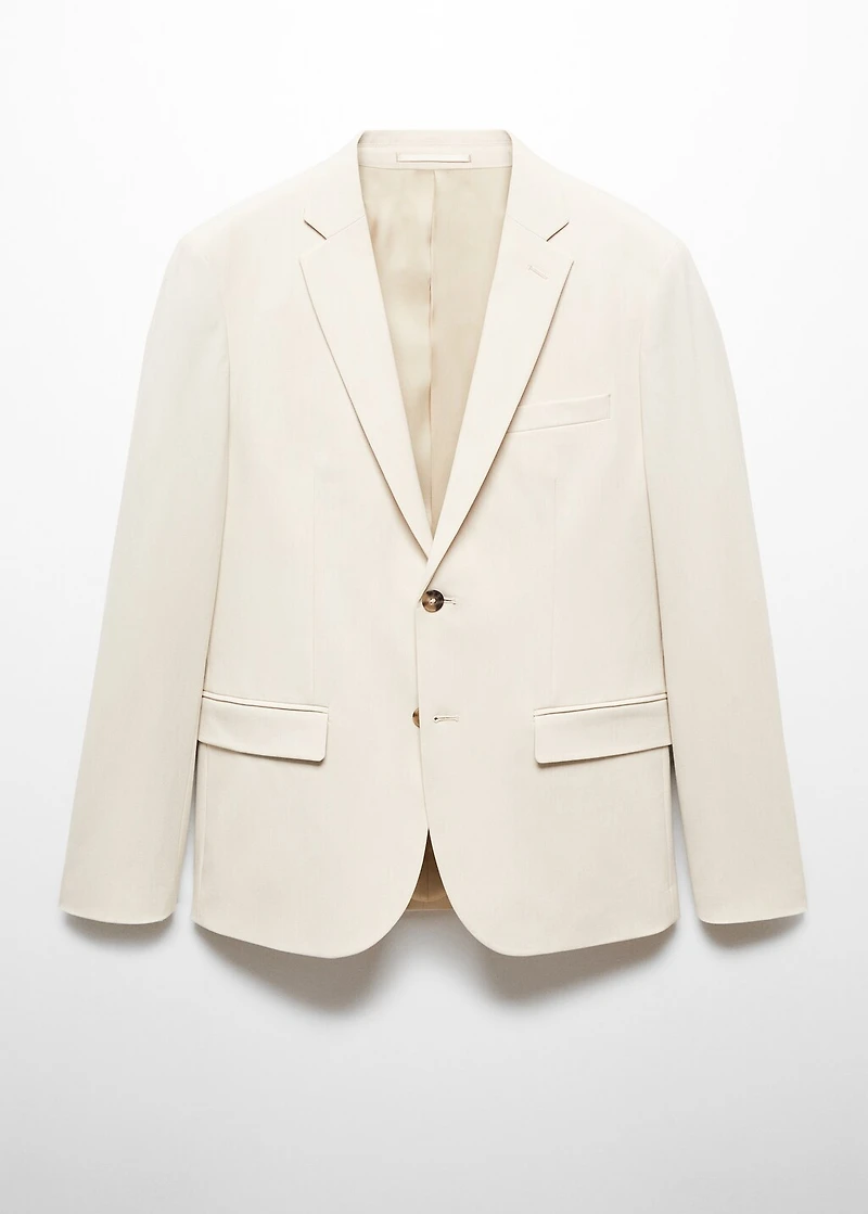 Super slim-fit suit jacket stretch fabric