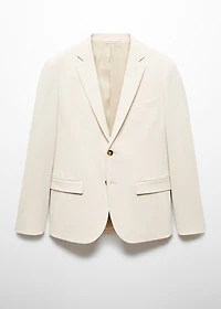 Super slim-fit suit jacket stretch fabric