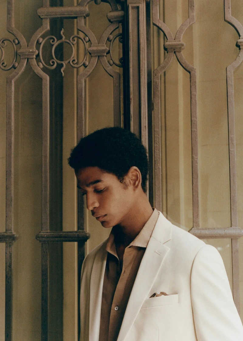 Super slim-fit suit jacket stretch fabric