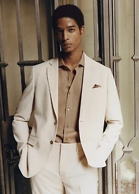 Super slim-fit suit jacket stretch fabric