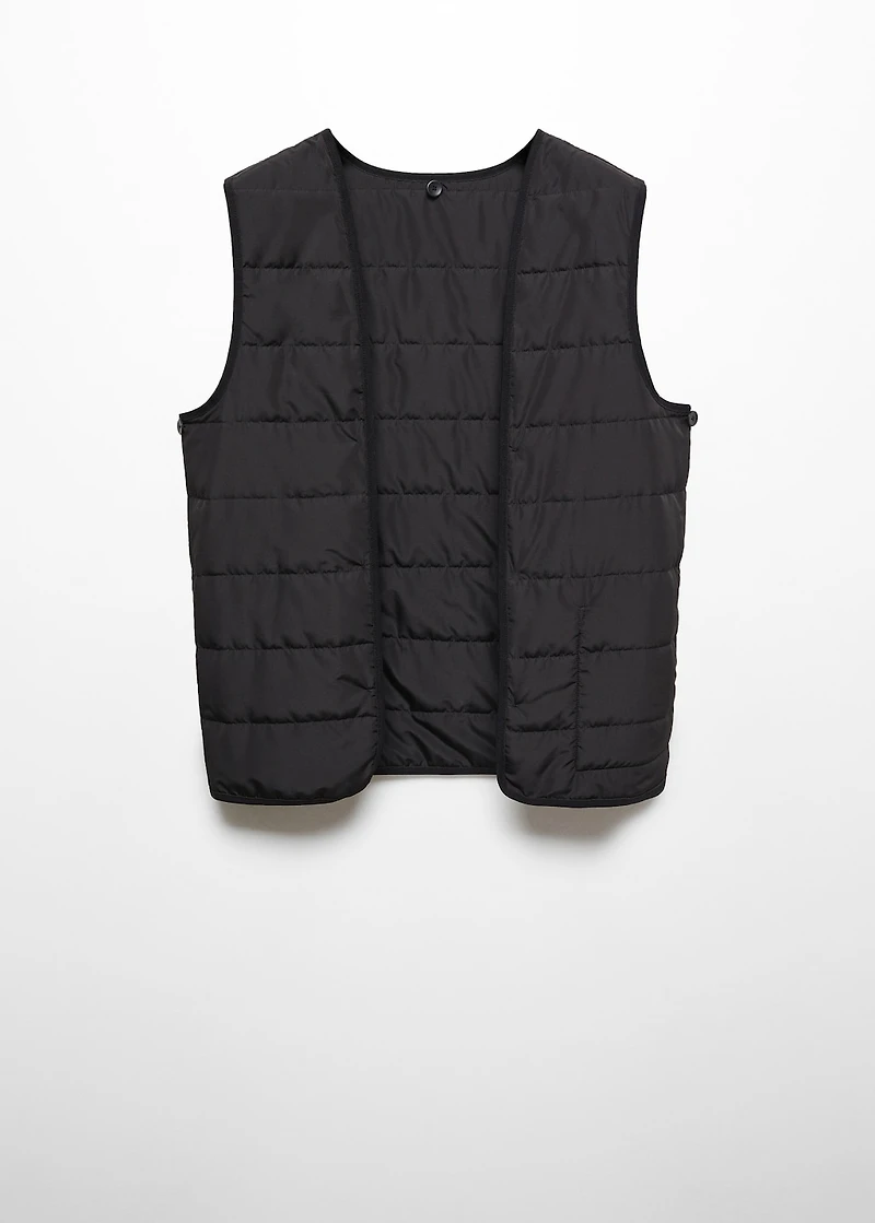 Wool funnel neck coat