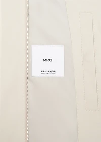 Hooded zip-up jacket