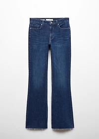 Medium-rise flared jeans