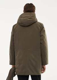 SOFEELATE® padded barn jacket with hood
