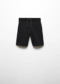 Cotton shorts with elastic waist