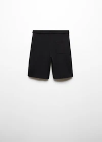 Cotton shorts with elastic waist