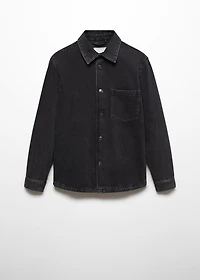 Pocket denim overshirt