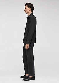 Pocket denim overshirt