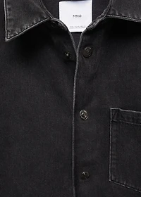 Pocket denim overshirt