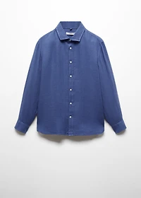 Classic fit 100% linen shirt