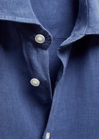 Classic fit 100% linen shirt