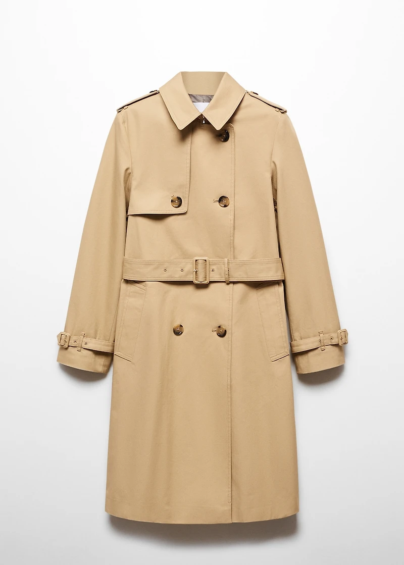 Classic trench coat with belt