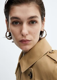 Classic trench coat with belt