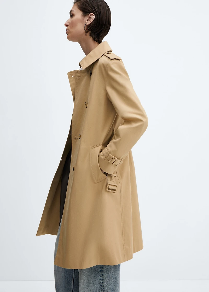 Classic trench coat with belt