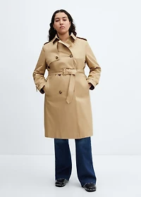 Classic trench coat with belt