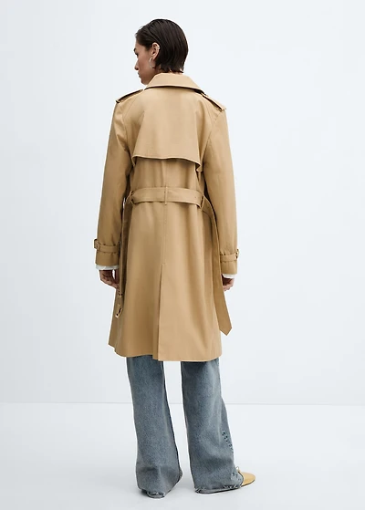 Classic trench coat with belt