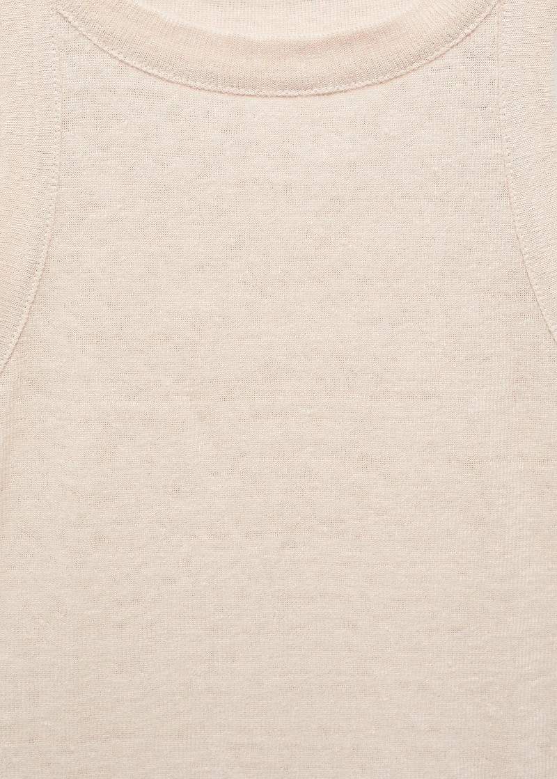 100% linen top