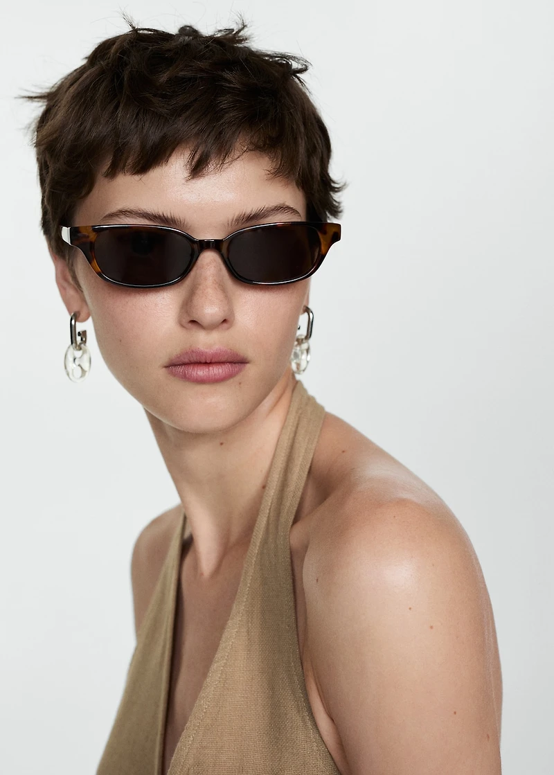 Pocket halter-neck top