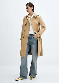 Classic trench coat with belt