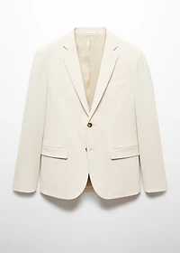 Super slim-fit suit jacket stretch fabric