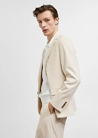 Super slim-fit suit jacket stretch fabric