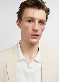 Super slim-fit suit jacket stretch fabric